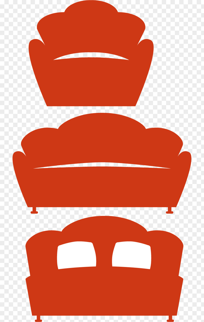 Sofa Model Vector Elements Euclidean Clip Art PNG