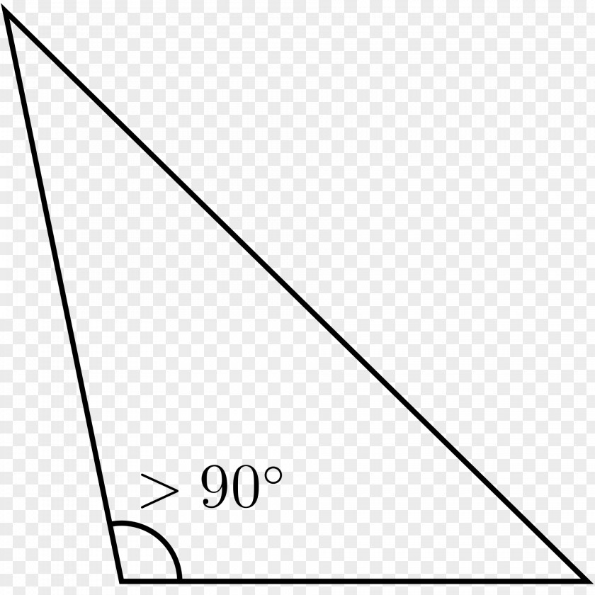 Triangle Acute And Obtuse Triangles Internal Angle Geometry PNG