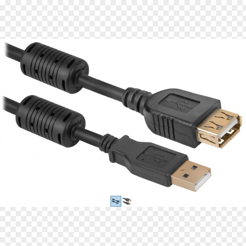 USB Micro-USB Electrical Cable Adapter Extension Cords PNG