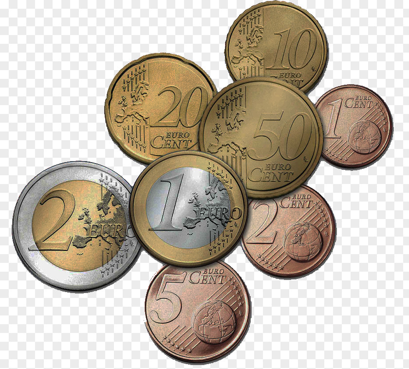 Volkswagen Euro Coins Eurozone Currency PNG