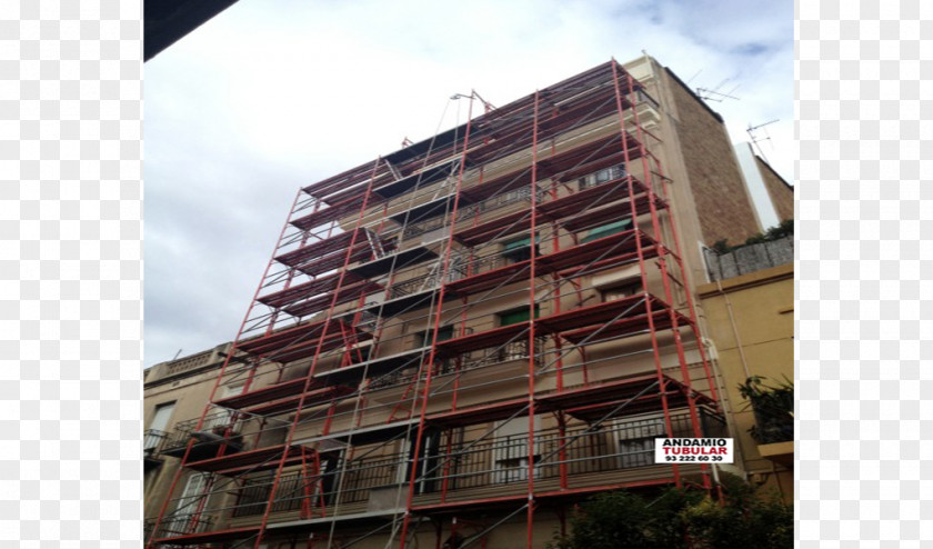 Building Scaffolding Facade Condominium Property PNG