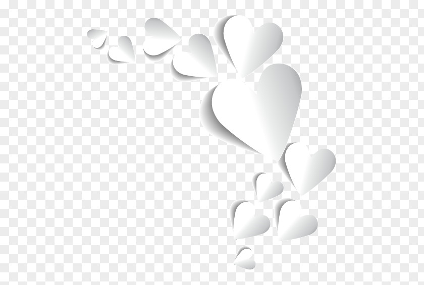 Tanabata Heart-shaped Heart Valentine's Day White PNG