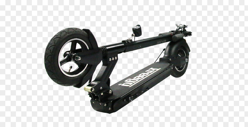Foldable Electric Skateboard Wheel Vehicle Kick Scooter PNG