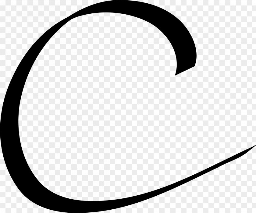 Letter C Black And White Graphics Design Pattern PNG