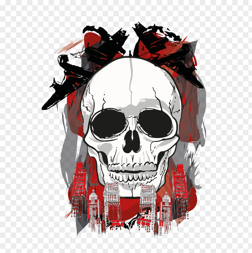 Skull Graphic Design Character PNG