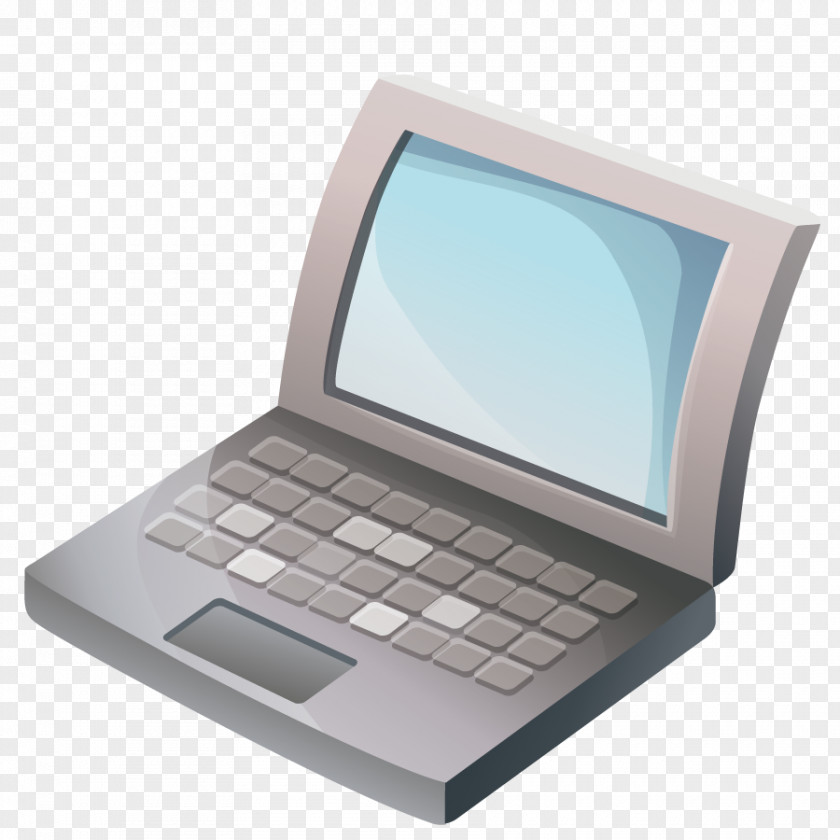 Vector Office Computer Netbook Download PNG