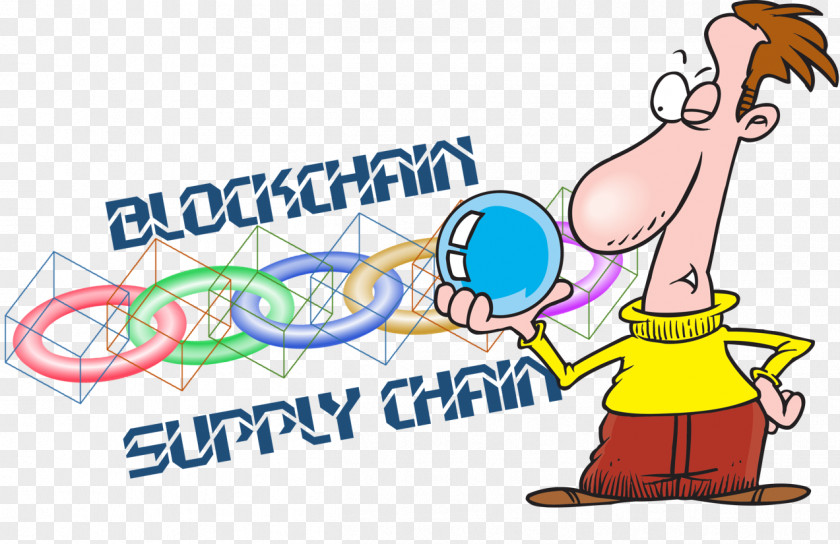 Block Chain Supply Blockchain Prediction Poster PNG