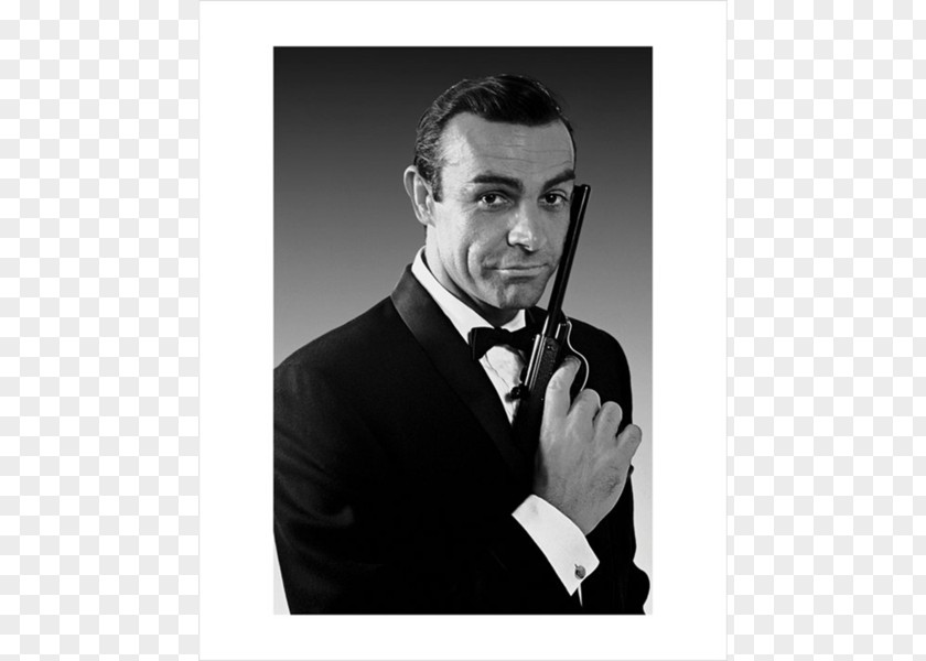 James Bond Sean Connery Film Series Goldfinger Poster PNG
