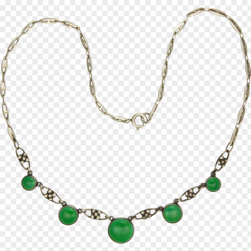 Necklace Turquoise Body Jewellery Bead Emerald PNG