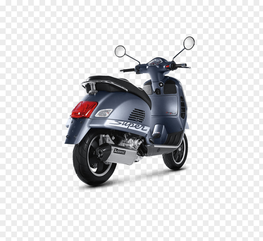 Scooter Vespa GTS Exhaust System Piaggio PNG