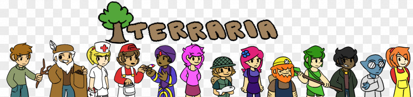 Terraria Non-player Character Drawing Video Game Fan Art PNG