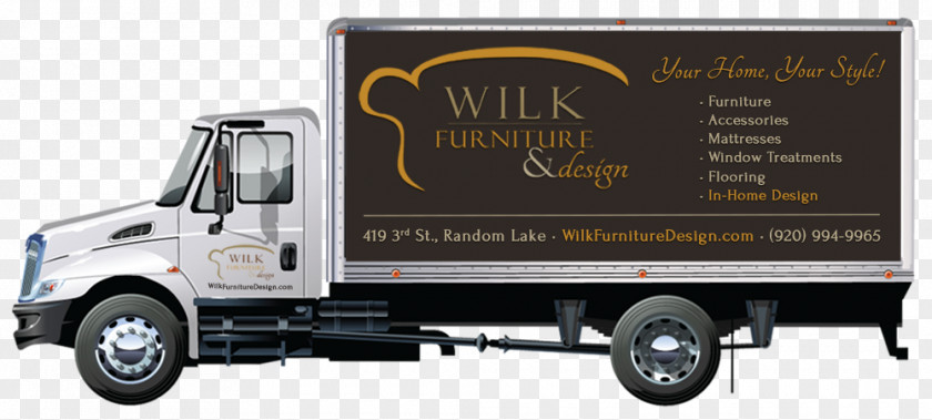 Vinyl Furniture Stores Van Car Semi-trailer Truck Box PNG