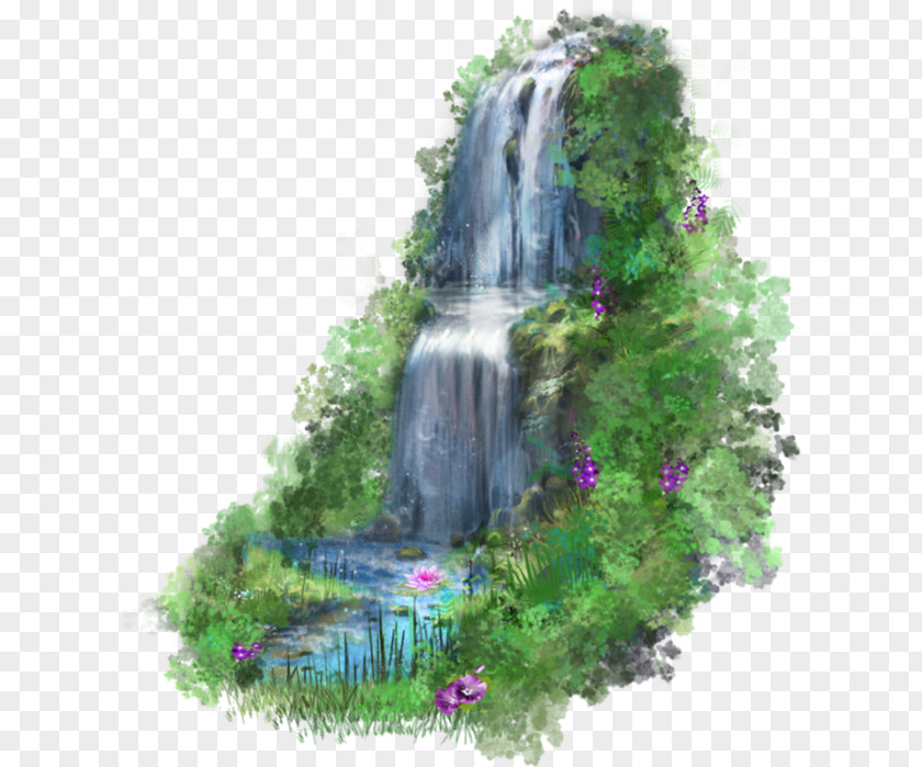 Waterfall Download Desktop Wallpaper PNG