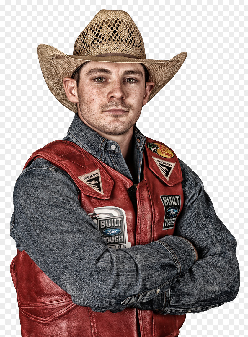 Bull Tyler White Cowboy Professional Riders Riding Built Ford Tough Series PNG