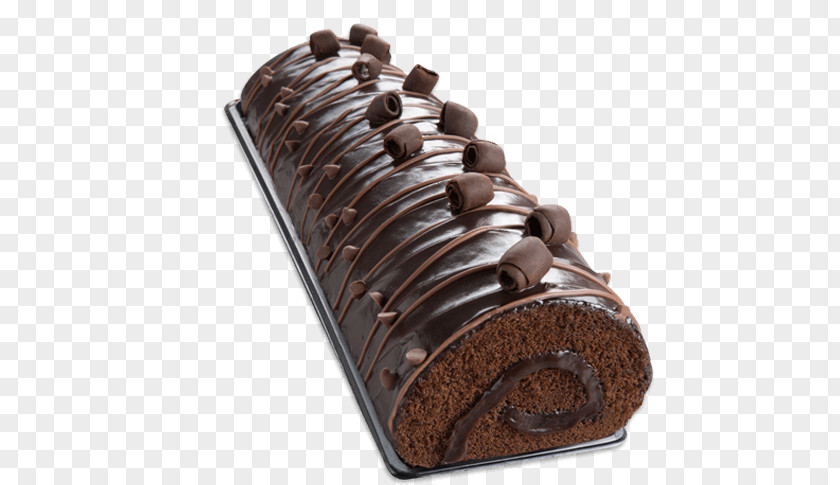 Chocolate Red Ribbon Swiss Roll Birthday Cake PNG