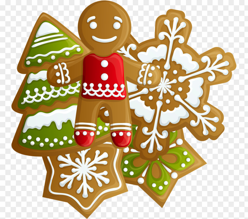 Christmas Cookie Gingerbread Man Clip Art PNG