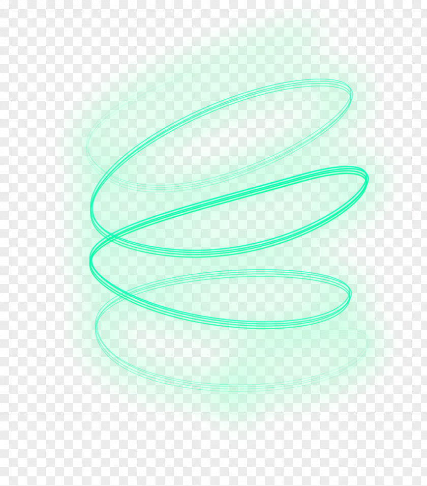 Green Simple Rotary Circle Effect Element Rotation PNG
