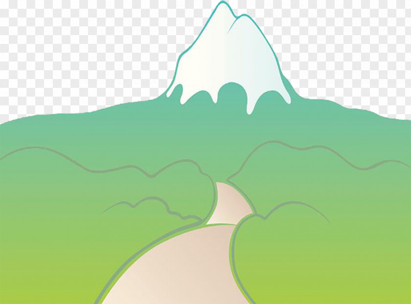 Mountain Path Download Icon PNG