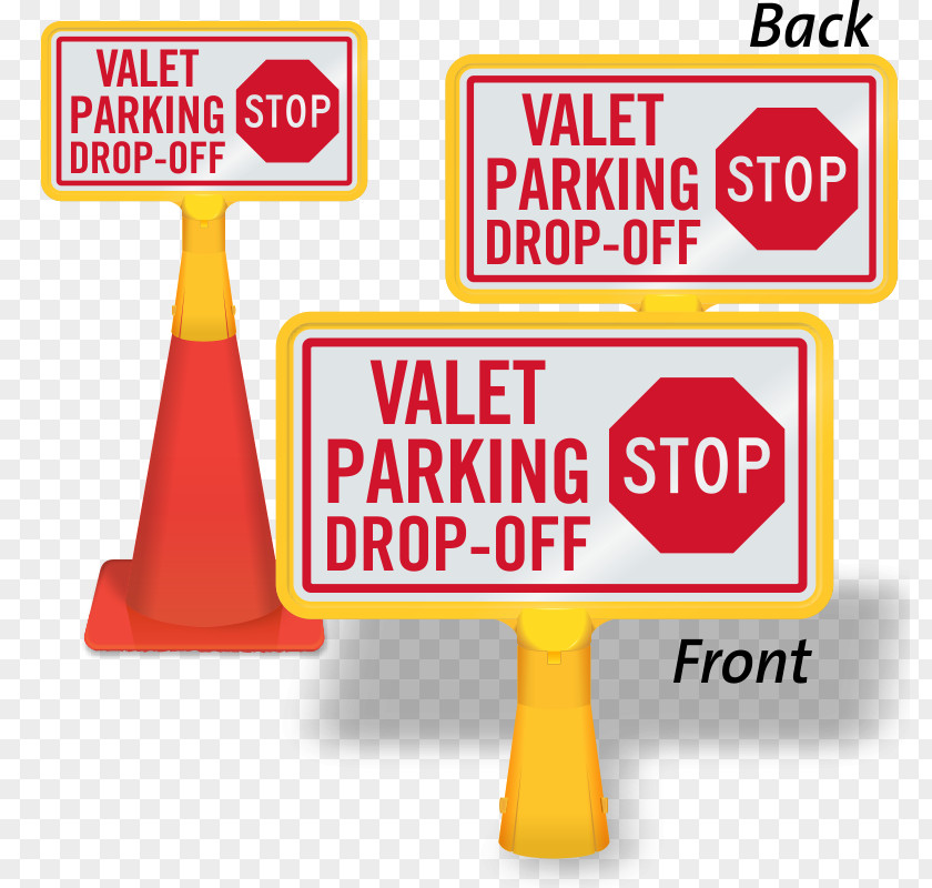Traffic Sign Stop Valet Parking PNG
