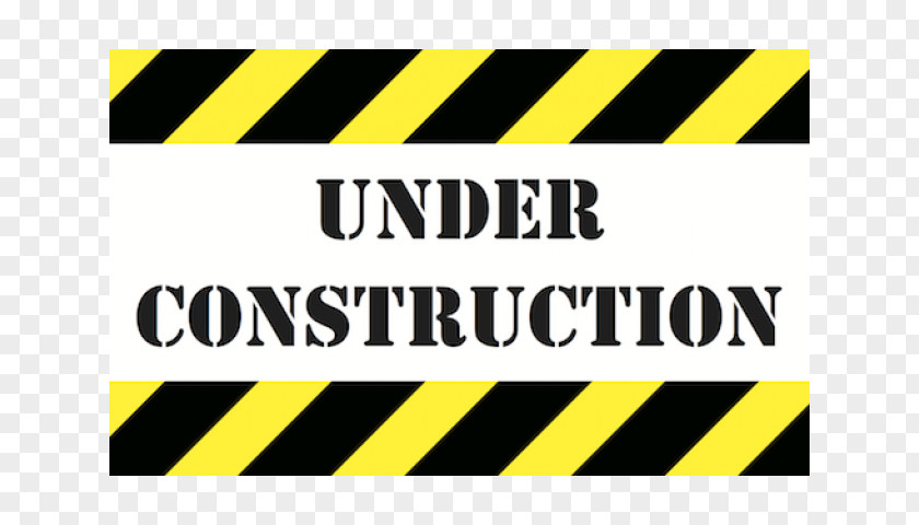 Under Construction Sign Architectural Engineering Sticker PNG