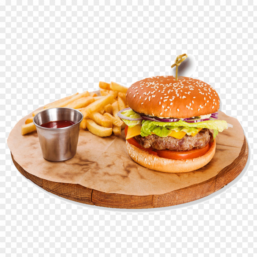 Beef Burger French Fries Cheeseburger Breakfast Sandwich Hamburger Club PNG