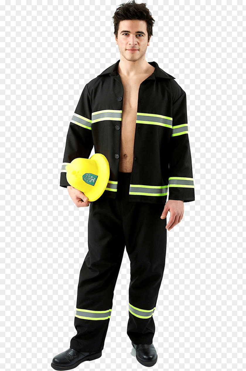 Firefighter Costume Party Bunker Gear Clothing PNG