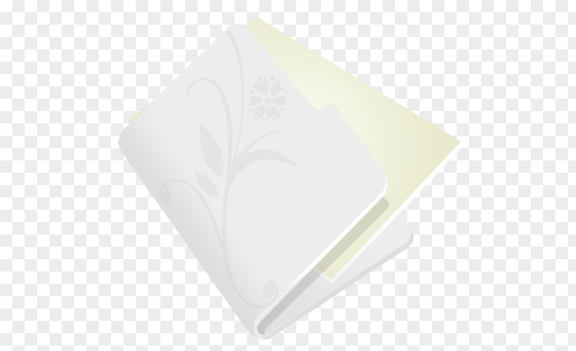 Folder Flower Light Grey White PNG