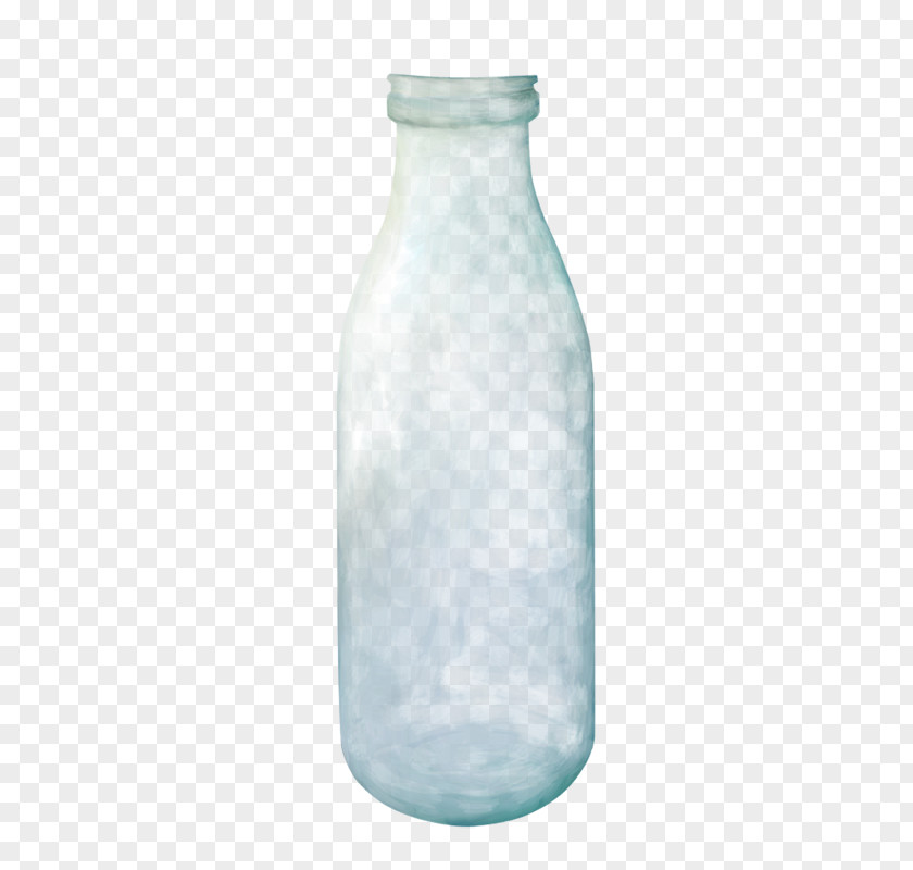 Hand-painted Water Bottle Material Free To Pull Glass Plastic PNG