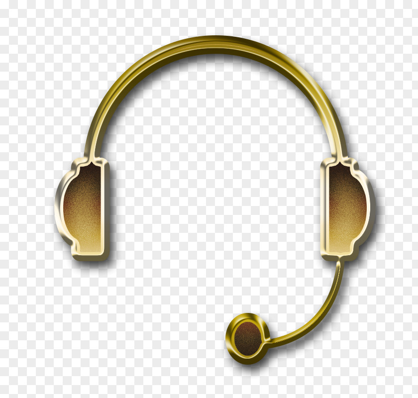 Headphones HQ Disc Jockey Radio Bangle PNG