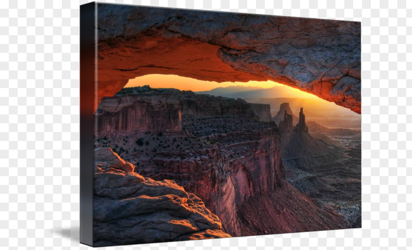 Light Gallery Wrap Canvas Geology Photography PNG