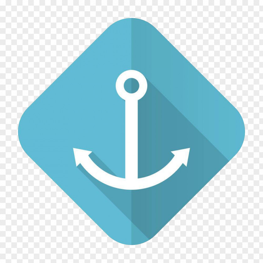 Light Blue Anchor Royalty-free Icon PNG