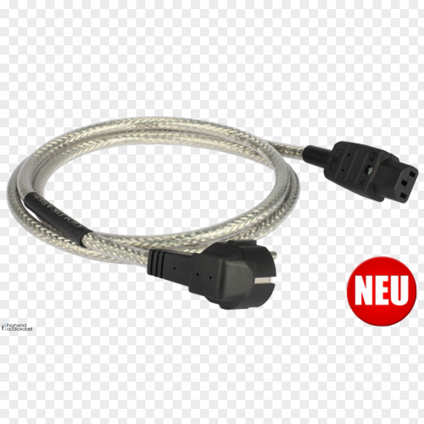 Power Cord Electrical Cable High-end Audio RCA Connector High Fidelity PNG