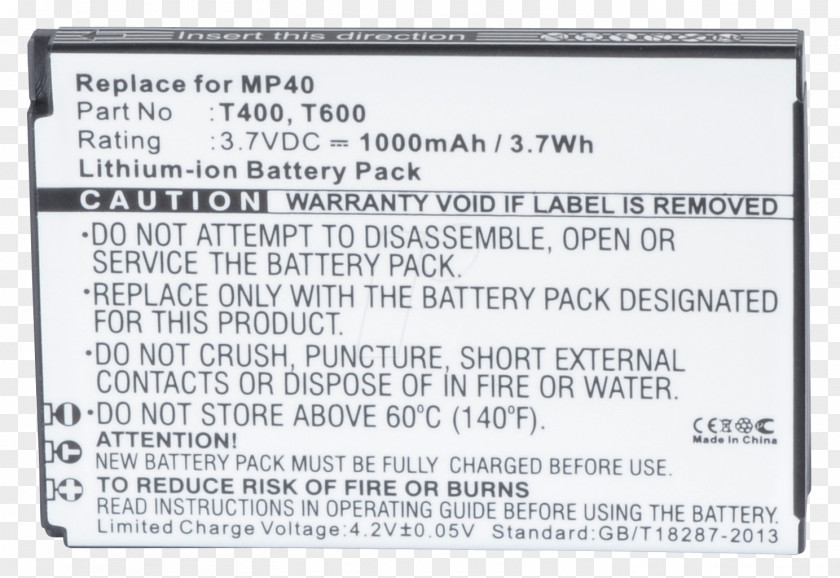 Switzerland Swissvoice MP40 Rechargeable Battery Material Lithium-ion PNG