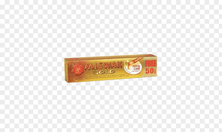 Toothpaste Miswak Salvadora Persica Flavor Gold PNG