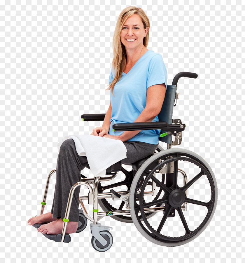 Wheelchair Motorized Sitting Bath Chair PNG