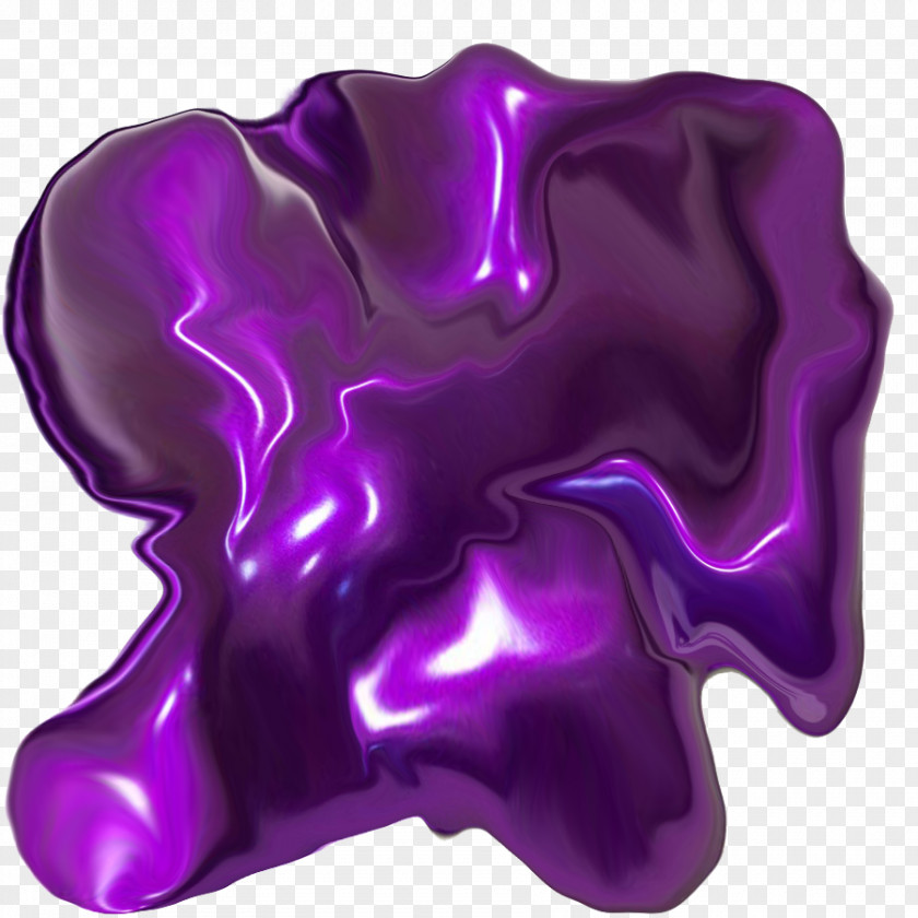 Slime Purple Color Pigment Plum Violet PNG