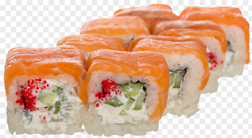 Sushi Roll California Smoked Salmon Makizushi Sashimi PNG
