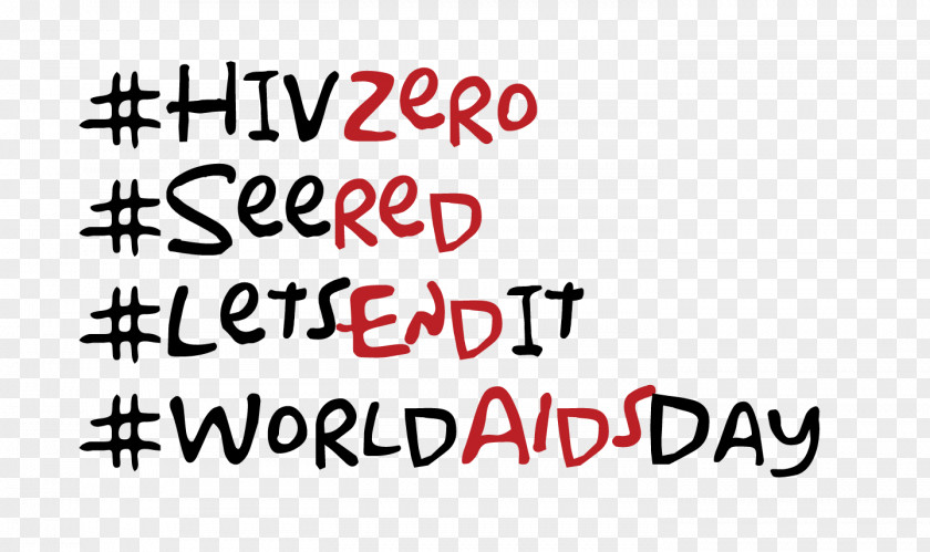 World Aids Day AIDS HIV Hashtag Saving Lives UK PNG