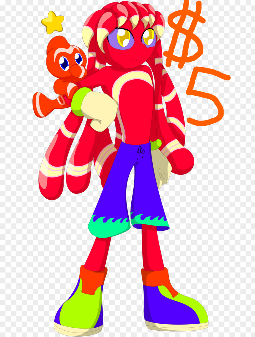Anenome Mascot Character Costume Clip Art PNG