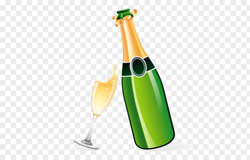 Champagne Vector Graphics Wine Illustration Clip Art PNG