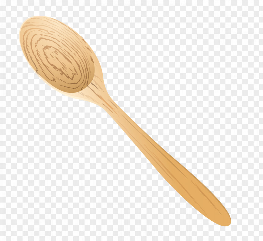 Decorative Wooden Spoon PNG