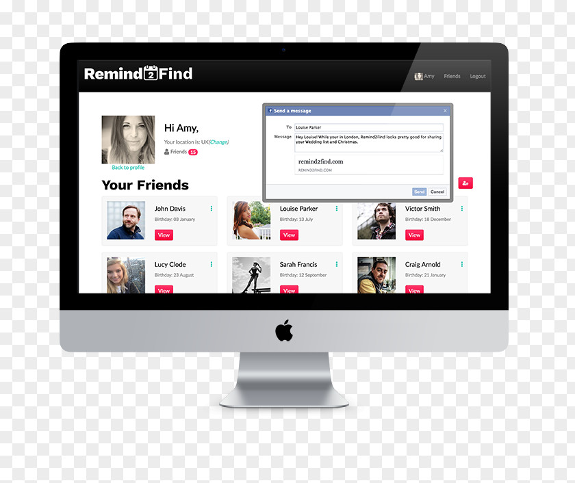 Find Good Friends Responsive Web Design Website Development Graphic PNG