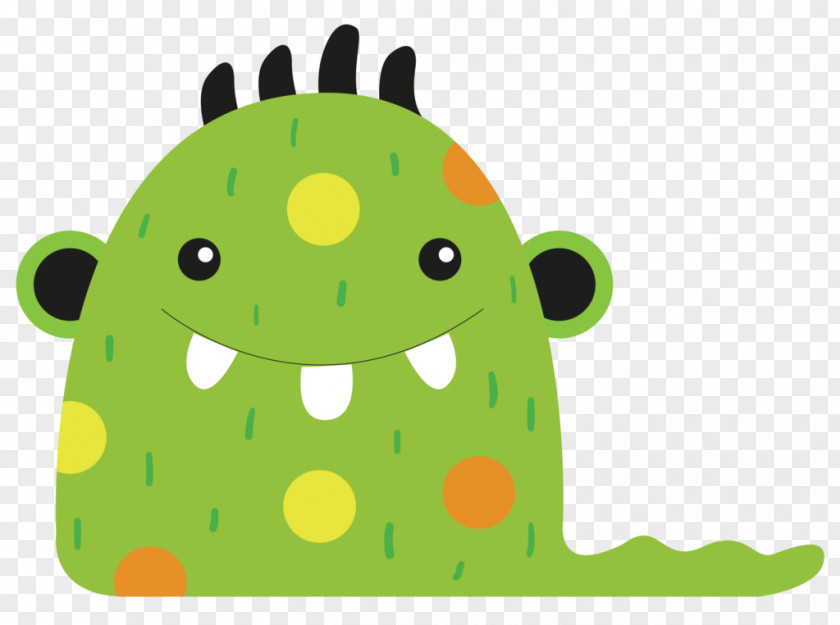 Green Ghost Zombie Cartoon PNG