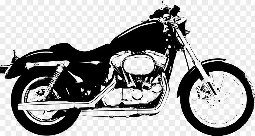Motorcycle Harley-Davidson Sportster Clip Art PNG