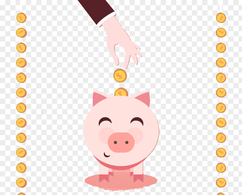 Smiling Piggy Banks Domestic Pig PNG