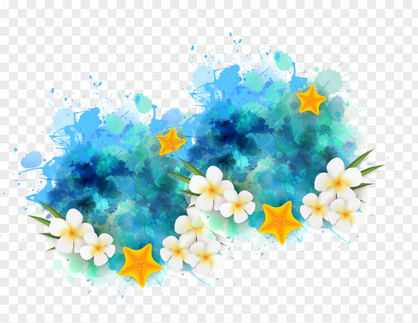 Watercolor Flowers Painting Flower PNG