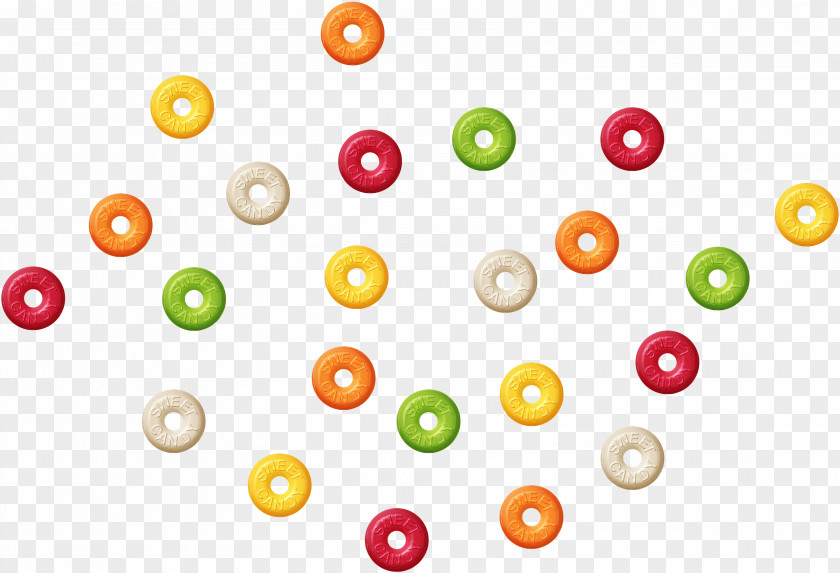 Cute Candy Floating Bonbon Lollipop PNG