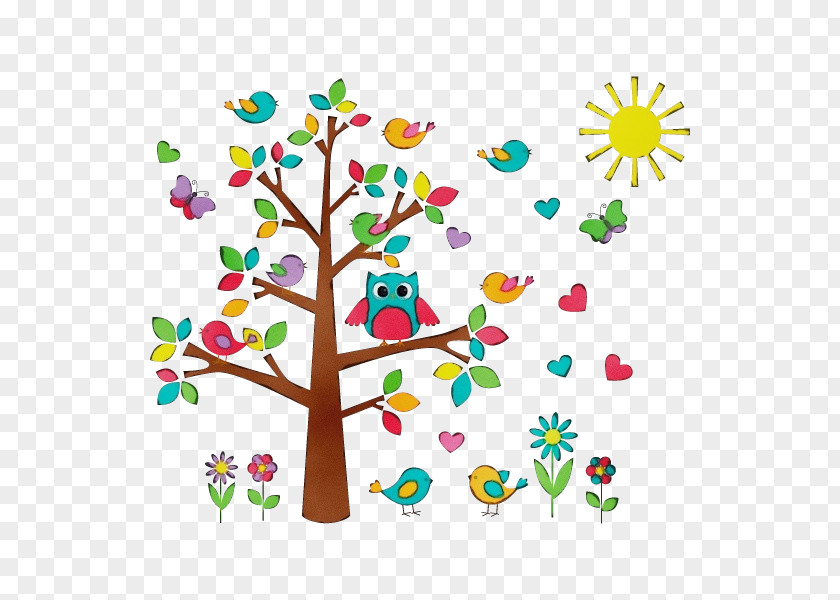 Plant Sticker Wall Tree Branch PNG