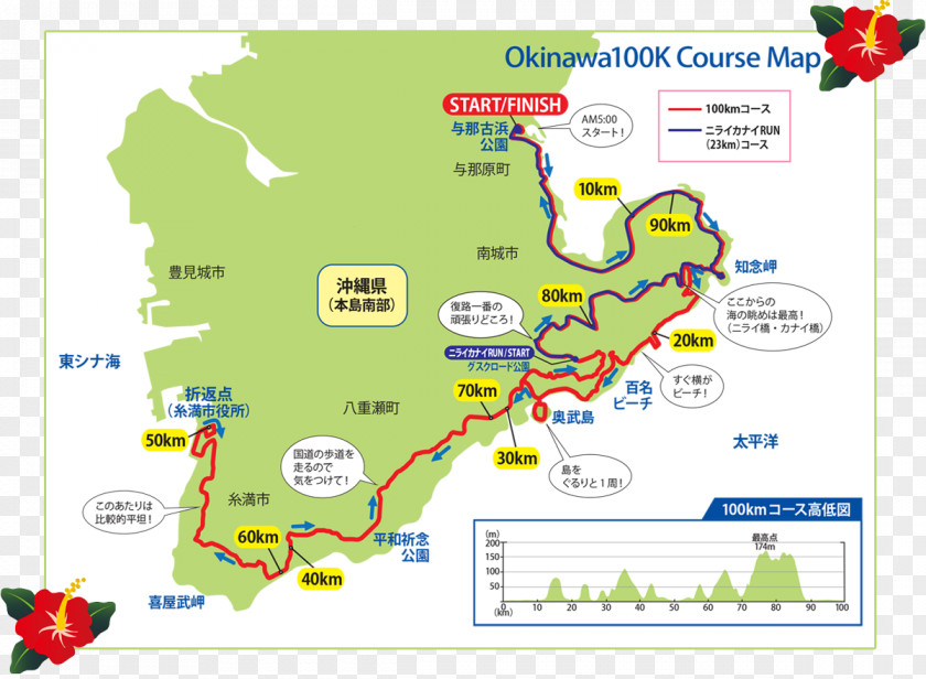 Map History Class Okinawa Kumejima Miyakojima Ultramarathon PNG