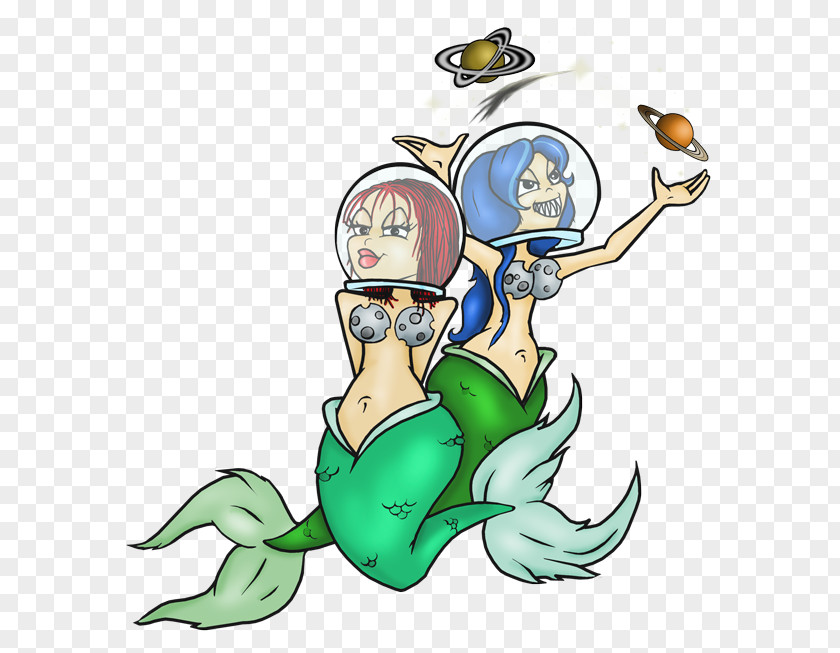 Outer Space Art Mermaid PNG